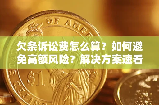 武汉欠条诉讼费怎么算？如何避免高额风险？解决方案速看！