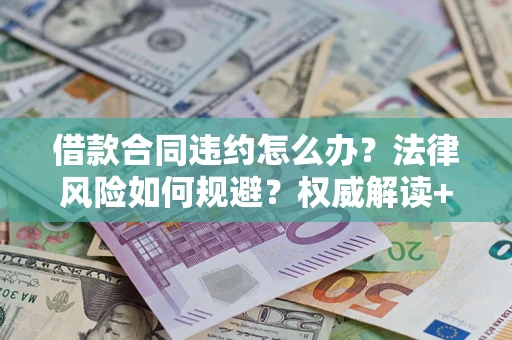 武汉借款合同违约怎么办？法律风险如何规避？权威解读+实用指南