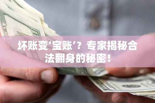 武汉坏账变‘宝账’？专家揭秘合法翻身的秘密！