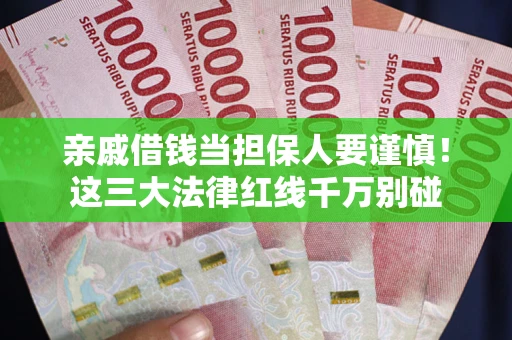 武汉亲戚借钱当担保人要谨慎！这三大法律红线千万别碰