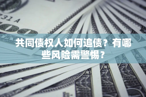 武汉共同债权人如何追债？有哪些风险需警惕？