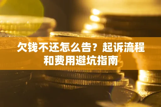 武汉欠钱不还怎么告?起诉流程和费用避坑指南 武汉欠钱不还怎么告?起诉流程和费用避坑指南