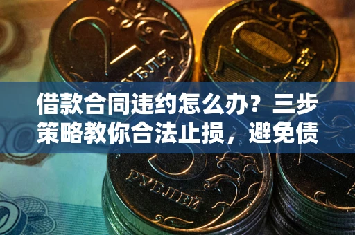 武汉借款合同违约怎么办？三步策略教你合法止损，避免债务危机升级