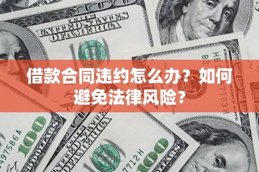 武汉借款合同违约怎么办？如何避免法律风险？